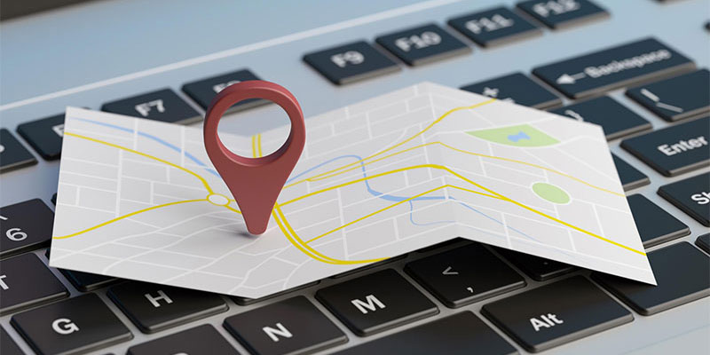 map, laptop, location, location search, find a location